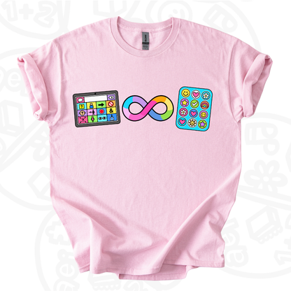Camiseta AAC Infinito Stickers
