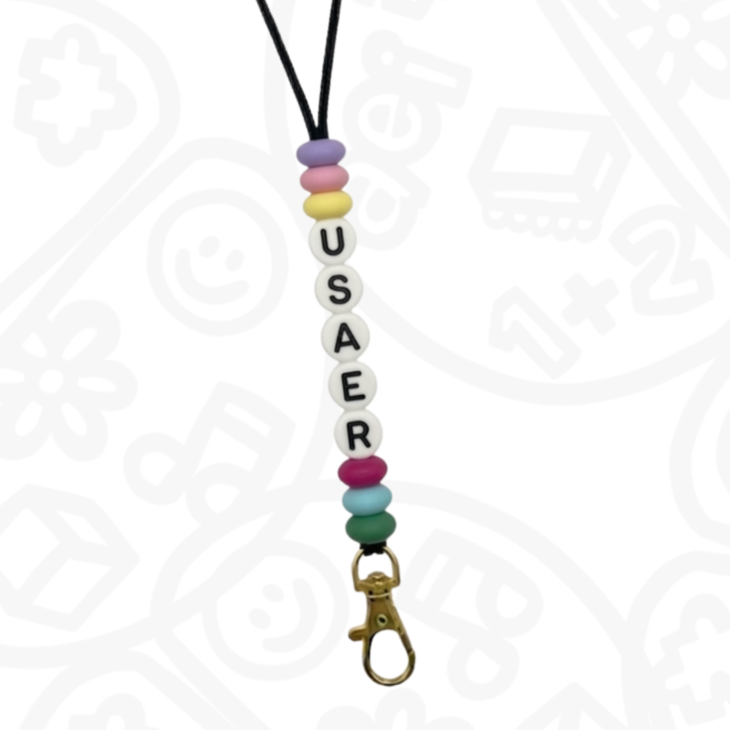 Lanyard Letter Beads