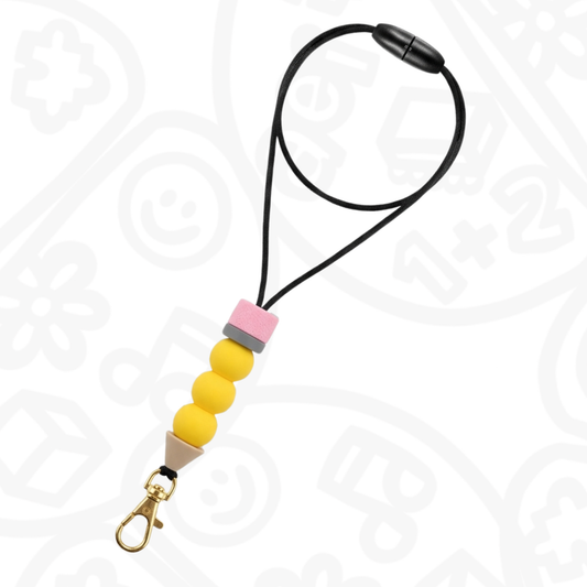 Lanyard de cuentas de lápiz