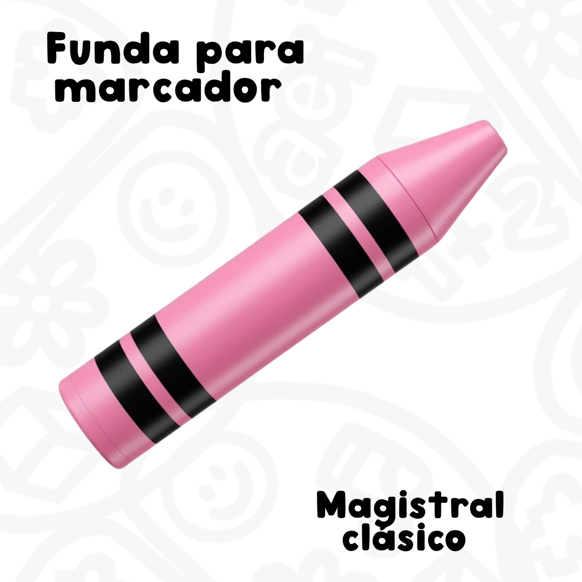 Funda para marcador magistral clásico estilo Crayola