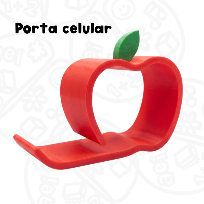 Porta celular Manzana