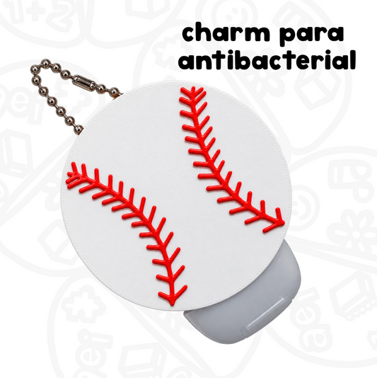 Charm para antibacterial Baseball