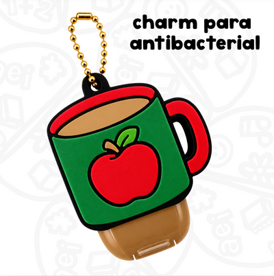 Charm para antibacterial Taza Navidad