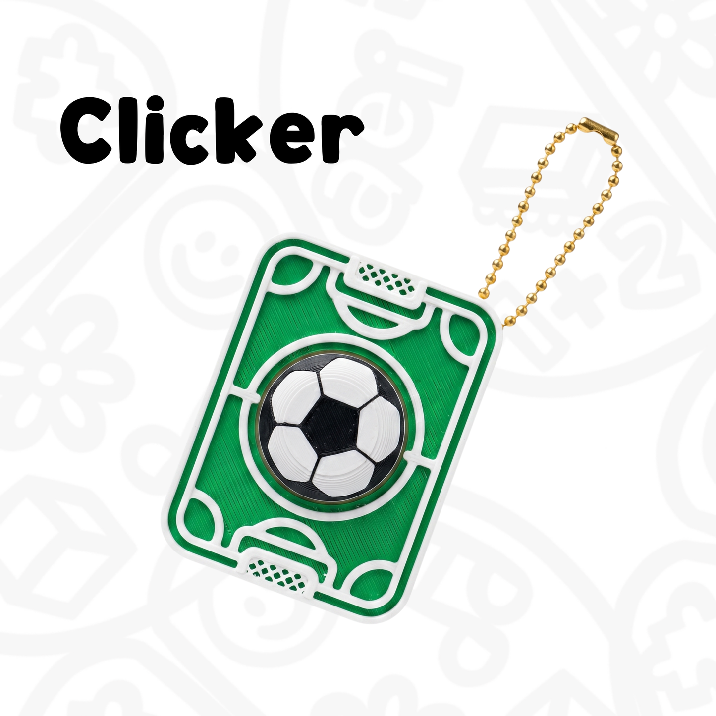 Llavero Clicker Cancha de Futbol