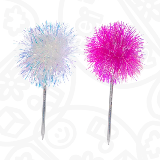 Pluma (boligráfo) Pon pon oropel