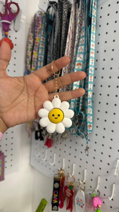 Llavero Clicker Flor