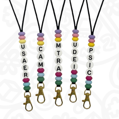 Lanyard Letter Beads