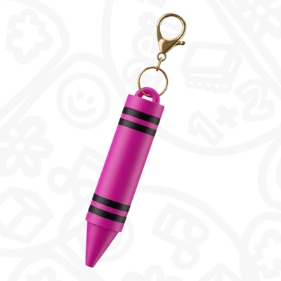 Llavero Porta Bálsamo - Estilo Crayola