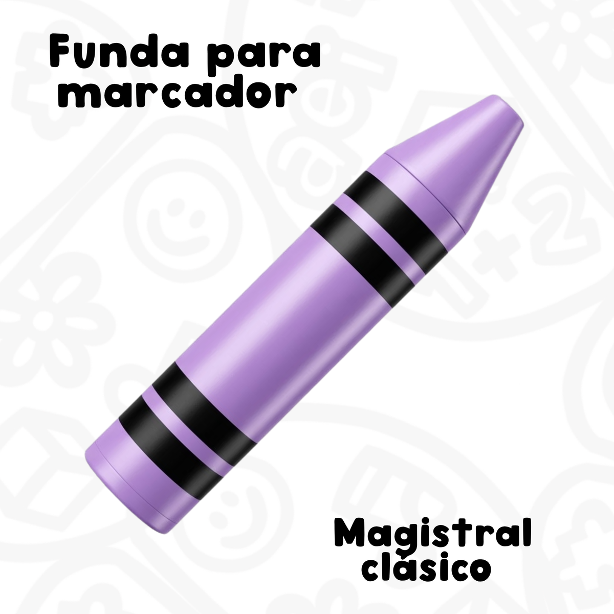 Funda para marcador magistral clásico estilo Crayola
