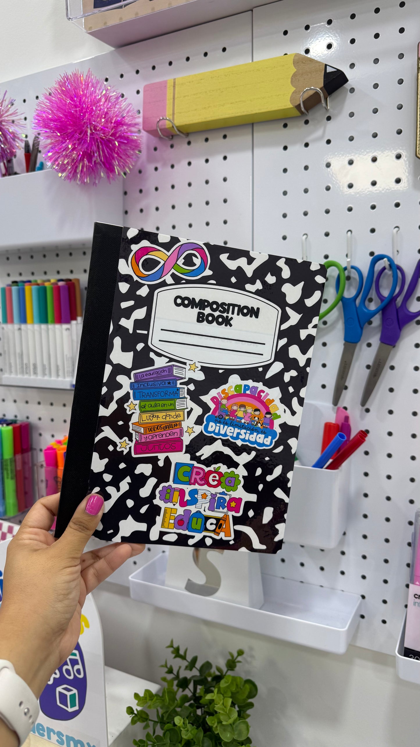 Cuaderno Composition Dibujos Inclusivos