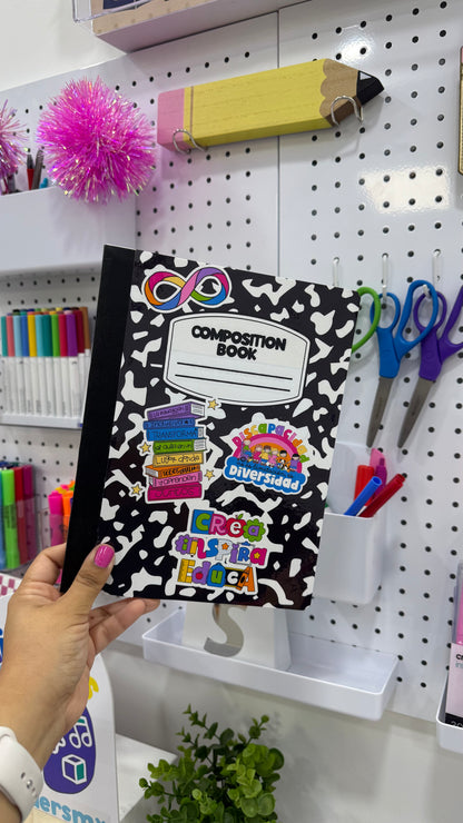 Cuaderno Composition Dibujos Inclusivos