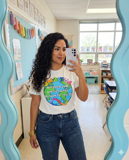 Camiseta Autismo - Mundo