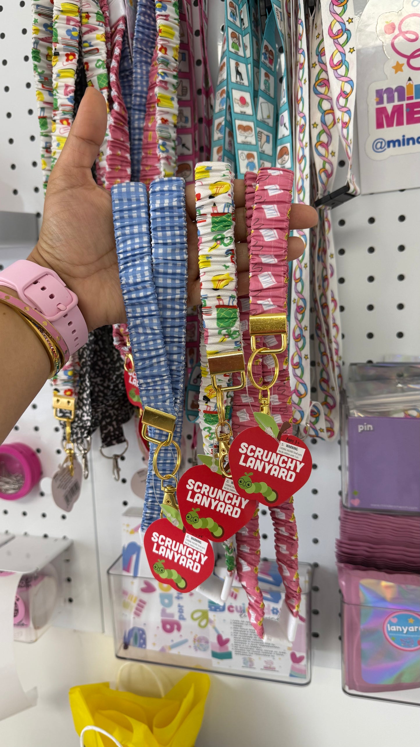 Lanyard Scrunchie Rosa