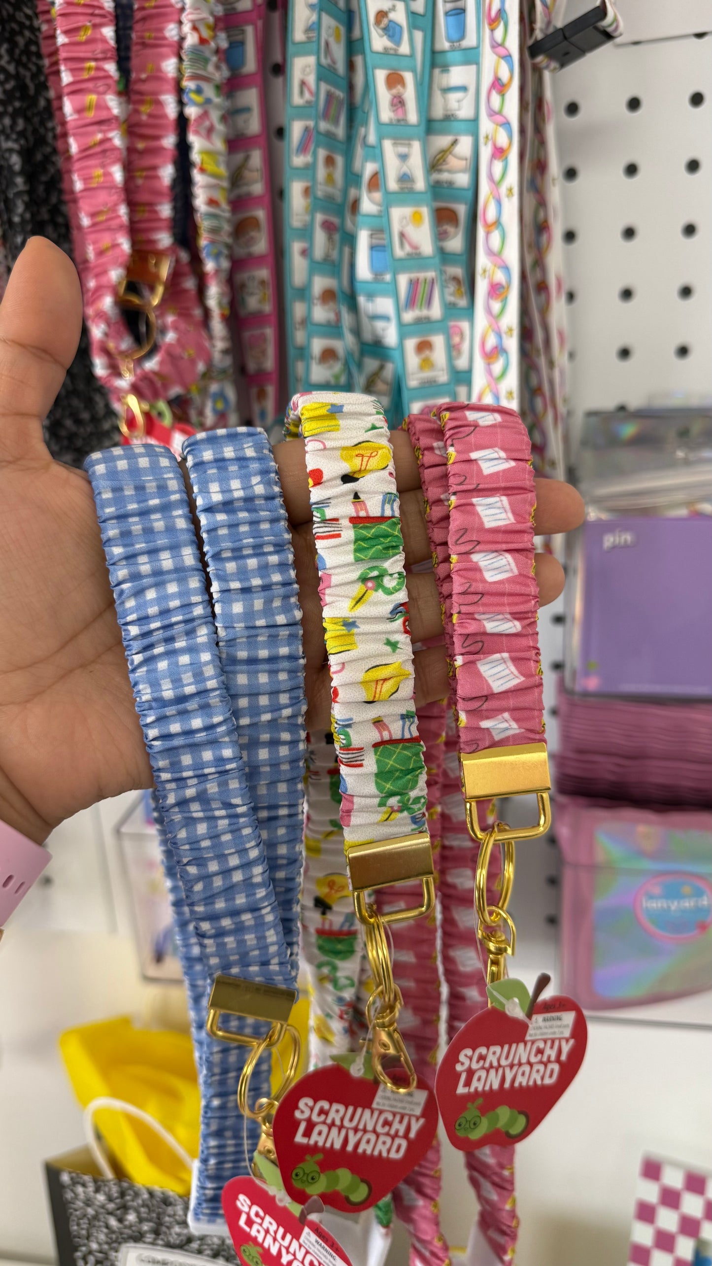 Lanyard Scrunchie Rosa