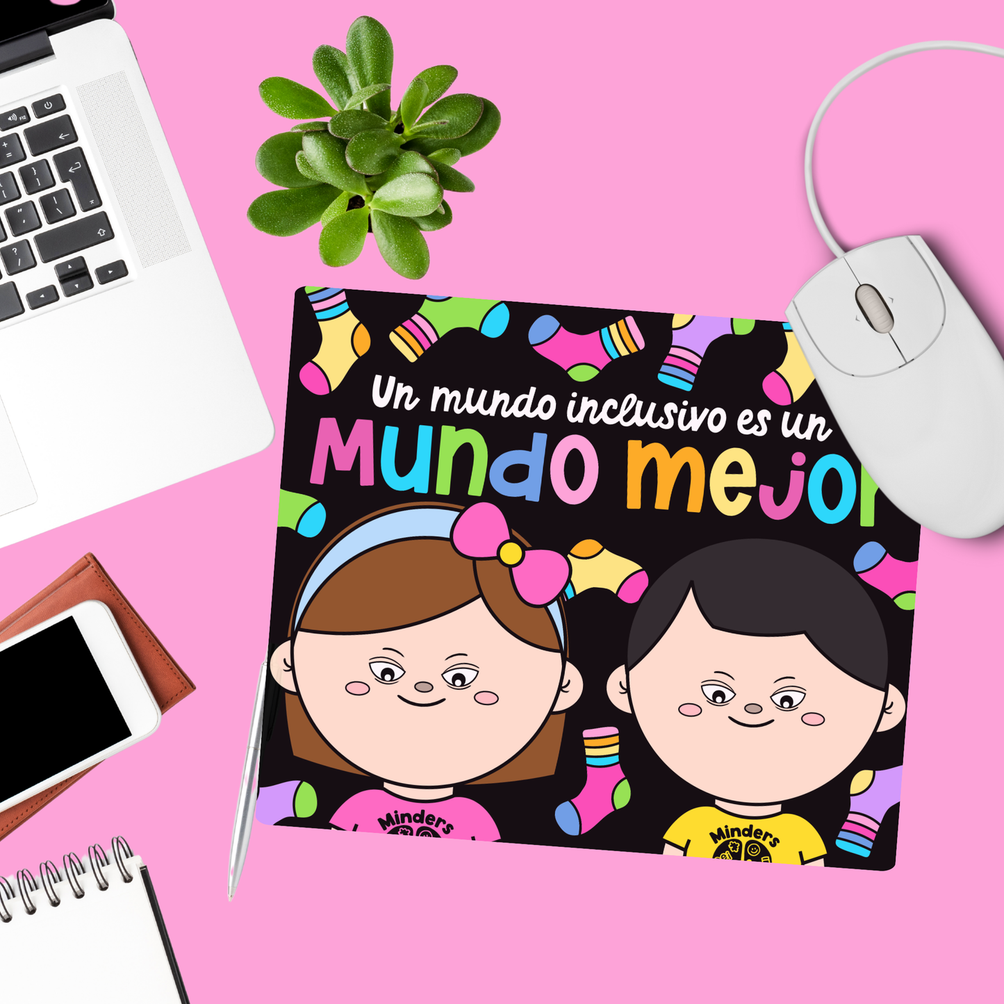 Mousepad -Un mundo inclusivo es un mundo mejor