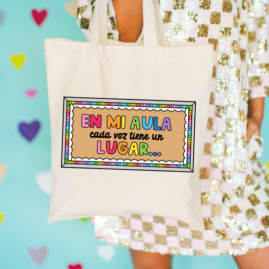 Tote bag - En mi aula cada voz