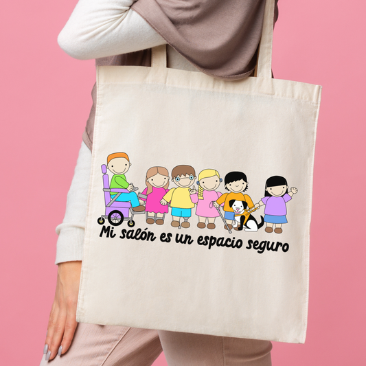 Tote bag - Mi salón es un espacio seguro