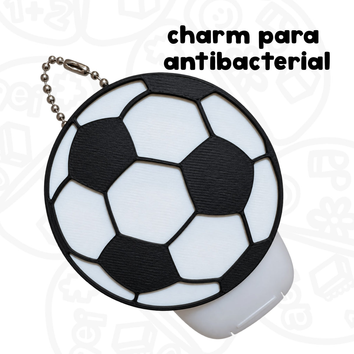 Charm para antibacterial Balón de Fútbol
