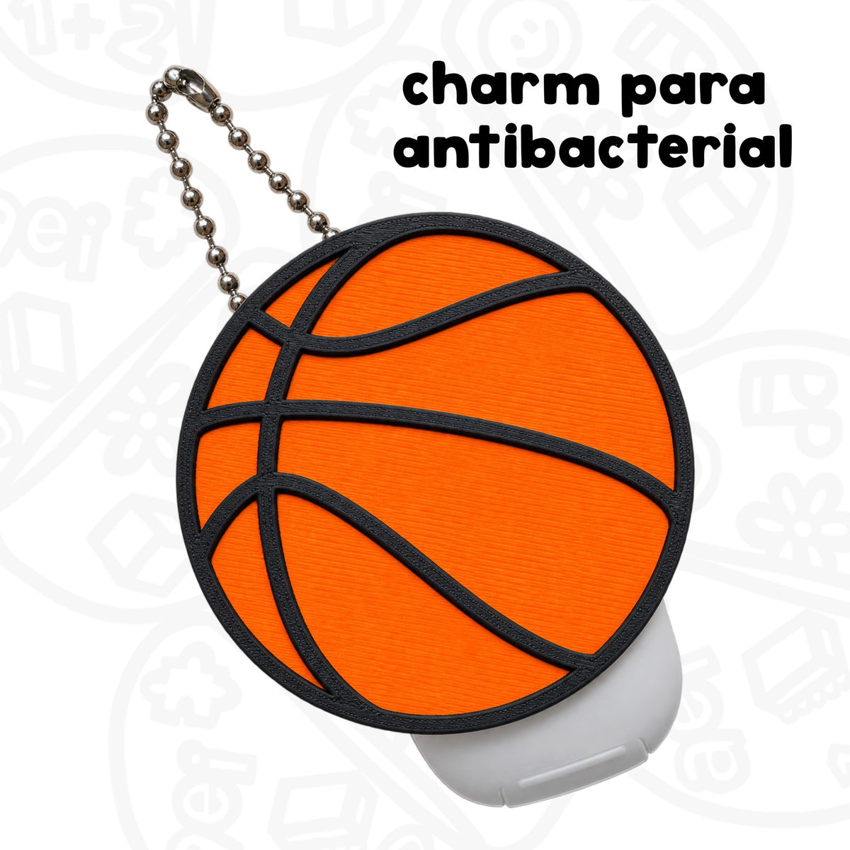 Charm para antibacterial Básquetbol